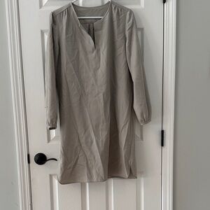 Elegant Beige Women's Dress